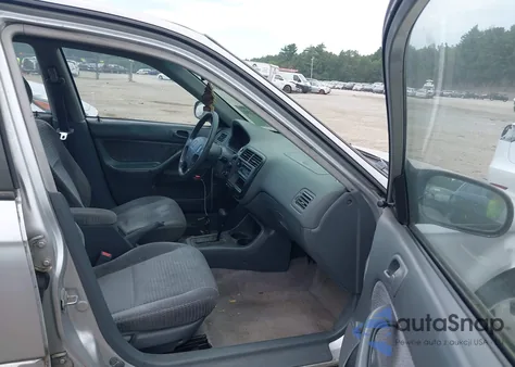 2000 Honda Civic Value Package из США, поврежденный, VIN 2HGEJ661XYH562292